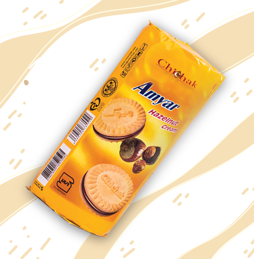 بیسکویت آمیار لیوانی مانژ فندقی